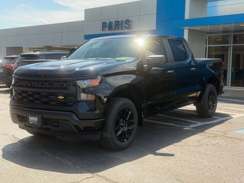 New Black 2026 Chevrolet Silverado 1500 Custom RWD - photo 3 - Stock #261327