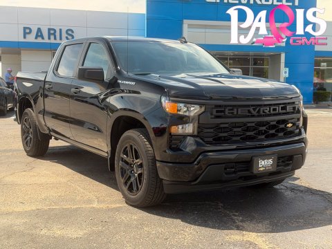 Black 2026 Chevrolet Silverado 1500 Custom RWD for sale in Paris, TX - Stock #261327