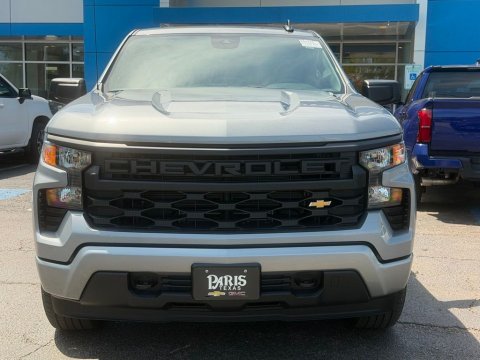 New Sterling Gray Metallic 2026 Chevrolet Silverado 1500 Custom RWD - photo 2 - Stock #261325