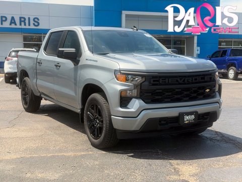 Sterling Gray Metallic 2026 Chevrolet Silverado 1500 Custom RWD for sale in Paris, TX - Stock #261325
