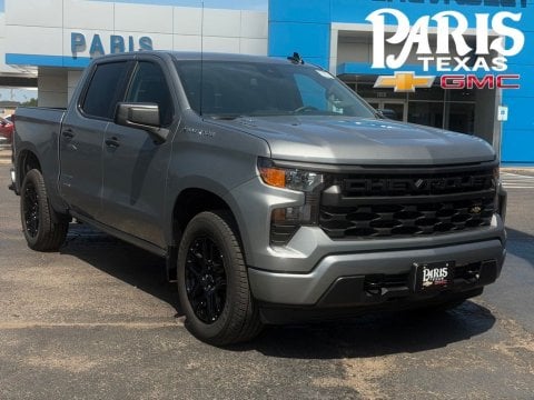 Sterling Gray Metallic 2026 Chevrolet Silverado 1500 Custom RWD for sale in Paris, TX - Stock #261207