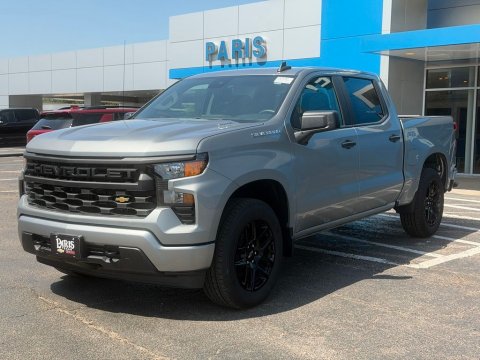 New Sterling Gray Metallic 2026 Chevrolet Silverado 1500 Custom RWD - photo 3 - Stock #261207
