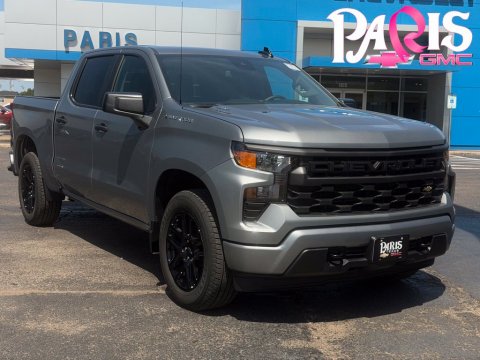 Sterling Gray Metallic 2026 Chevrolet Silverado 1500 Custom RWD for sale in Paris, TX - Stock #261207
