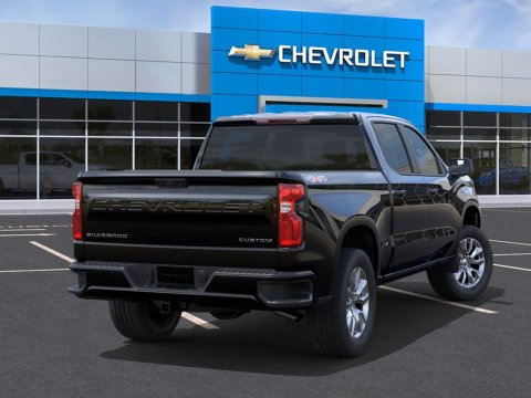 New Black 2026 Chevrolet Silverado 1500 Custom 4WD - photo 4 - Stock #261200