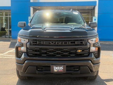 New Black 2026 Chevrolet Silverado 1500 Custom 4WD - photo 2 - Stock #261200