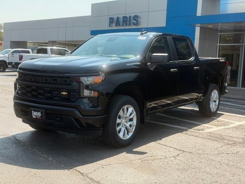 New Black 2026 Chevrolet Silverado 1500 Custom 4WD - photo 3 - Stock #261200