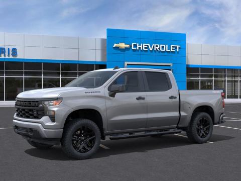 New Sterling Gray Metallic 2026 Chevrolet Silverado 1500 Custom 4WD - photo 2 - Stock #260944