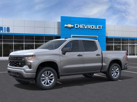New Sterling Gray Metallic 2026 Chevrolet Silverado 1500 Custom 4WD - photo 2 - Stock #261202