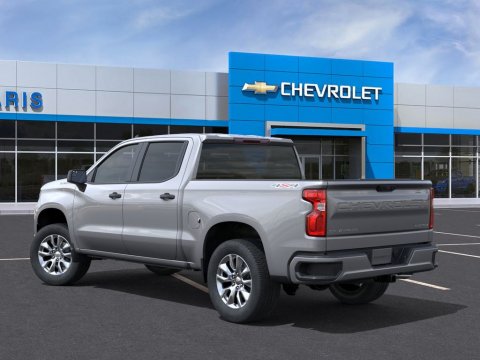 New Sterling Gray Metallic 2026 Chevrolet Silverado 1500 Custom 4WD - photo 3 - Stock #261202