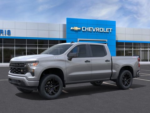 New Sterling Gray Metallic 2026 Chevrolet Silverado 1500 Custom 4WD - photo 2 - Stock #261332