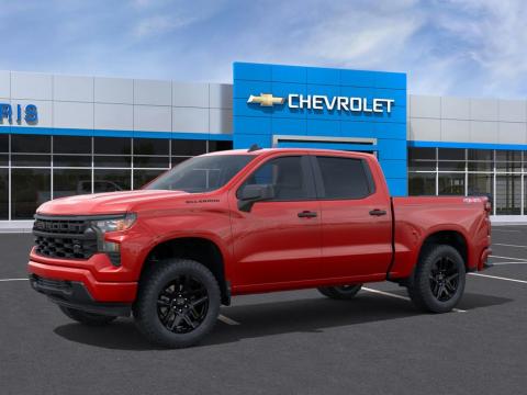 New Red Hot 2026 Chevrolet Silverado 1500 Custom 4WD - photo 2 - Stock #261027
