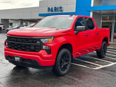 New Red Hot 2026 Chevrolet Silverado 1500 Custom 4WD - photo 3 - Stock #261027