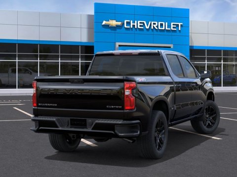New Black 2026 Chevrolet Silverado 1500 Custom 4WD - photo 4 - Stock #261333