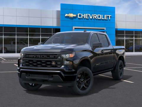 New Black 2026 Chevrolet Silverado 1500 Custom 4WD - photo 6 - Stock #261333