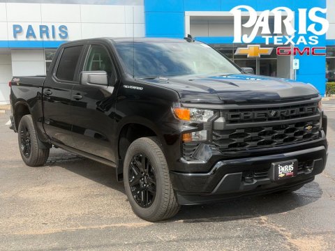 Black 2026 Chevrolet Silverado 1500 Custom 4WD for sale in Paris, TX - Stock #261333