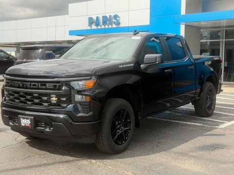 New Black 2026 Chevrolet Silverado 1500 Custom 4WD - photo 3 - Stock #261333