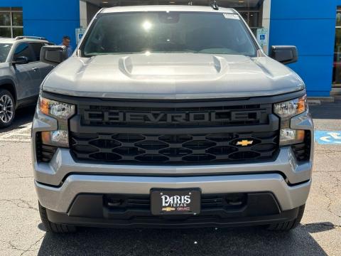 New Sterling Gray Metallic 2026 Chevrolet Silverado 1500 Custom 4WD - photo 2 - Stock #261002