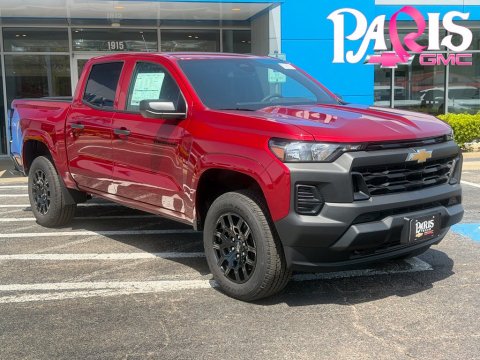 Radiant Red Tintcoat 2026 Chevrolet Colorado Work Truck 4WD for sale in Paris, TX - Stock #261173