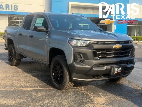Sterling Gray Metallic 2026 Chevrolet Colorado Work Truck 4WD for sale in Paris, TX - Stock #261180
