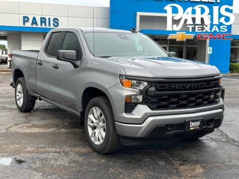 Sterling Gray Metallic 2026 Chevrolet Silverado 1500 Custom RWD for sale in Paris, TX - Stock #260818