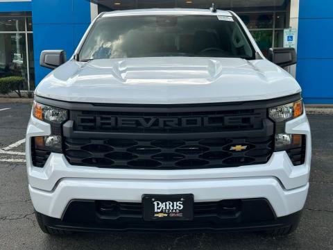 New Summit White 2026 Chevrolet Silverado 1500 Custom RWD - photo 2 - Stock #260831