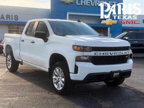 Summit White 2022 Chevrolet Silverado 1500 LTD Custom 4WD for sale in Paris, TX - Stock #261256A