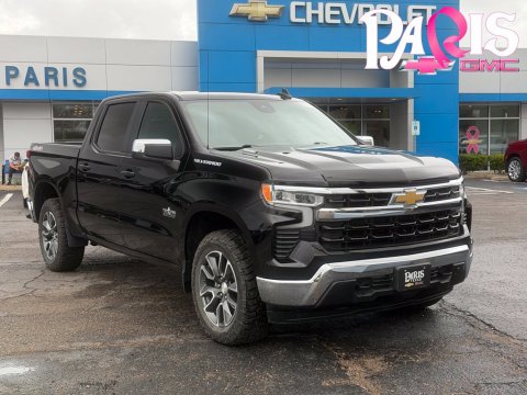 Black 2023 Chevrolet Silverado 1500 LT 4WD for sale in Paris, TX - Stock #B5626