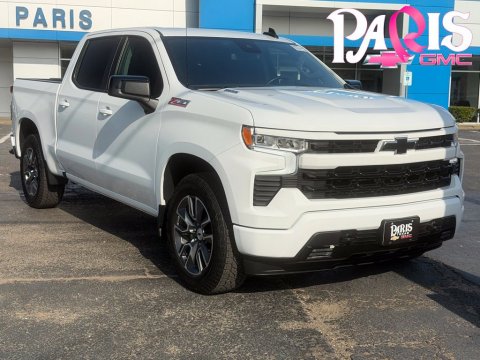 Summit White 2024 Chevrolet Silverado 1500 RST 4WD for sale in Paris, TX - Stock #A1084