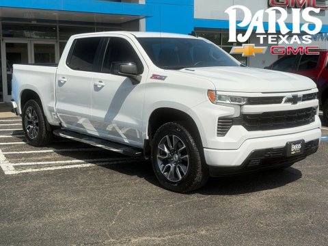 Summit White 2024 Chevrolet Silverado 1500 RST 4WD for sale in Paris, TX - Stock #260775A
