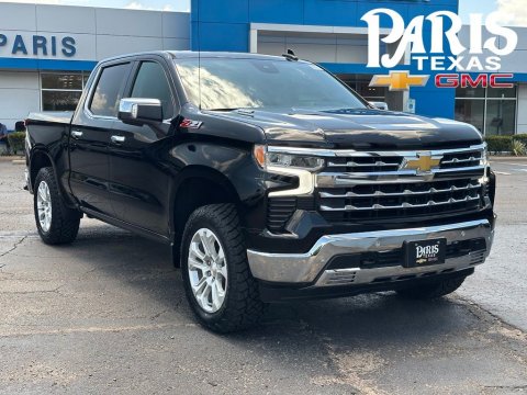 Black 2023 Chevrolet Silverado 1500 LTZ 4WD for sale in Paris, TX - Stock #261047A