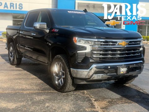 Black 2023 Chevrolet Silverado 1500 LTZ 4WD for sale in Paris, TX - Stock #261047A