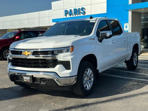 New Summit White 2026 Chevrolet Silverado 1500 LT 4WD - photo 3 - Stock #260725