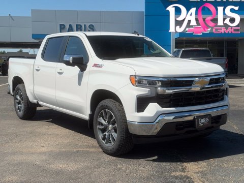 Summit White 2026 Chevrolet Silverado 1500 LT 4WD for sale in Paris, TX - Stock #261383