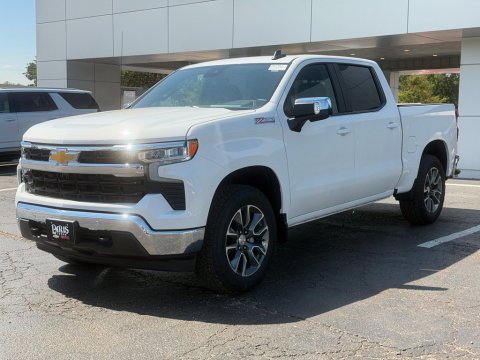New Summit White 2026 Chevrolet Silverado 1500 LT 4WD - photo 3 - Stock #261383