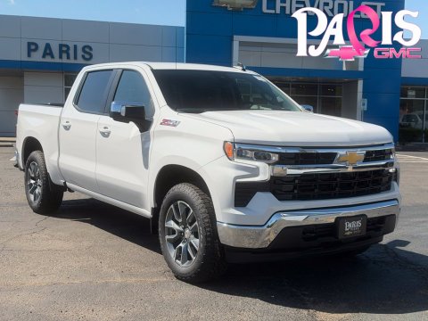 Summit White 2026 Chevrolet Silverado 1500 LT 4WD for sale in Paris, TX - Stock #261385