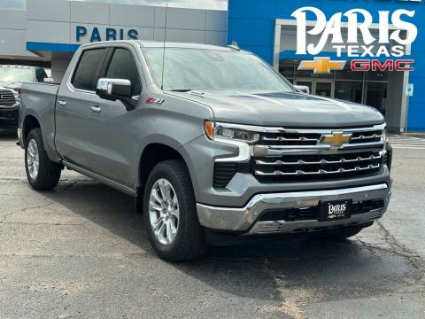 Sterling Gray Metallic 2026 Chevrolet Silverado 1500 LTZ 4WD for sale in Paris, TX - Stock #260977