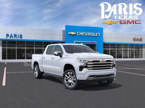 Polar White Tricoat 2026 Chevrolet Silverado 1500 High Country 4WD for sale in Paris, TX - Stock #261342