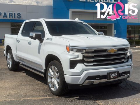 Polar White Tricoat 2026 Chevrolet Silverado 1500 High Country 4WD for sale in Paris, TX - Stock #261342