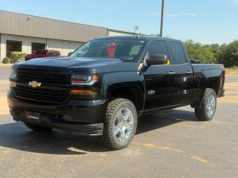 Pre-Owned Black 2018 Chevrolet Silverado 1500 Custom 4WD - photo 3 - Stock #X2540