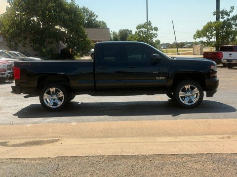 Pre-Owned Black 2018 Chevrolet Silverado 1500 Custom 4WD - photo 4 - Stock #X2540