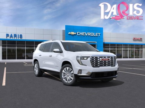 Glacier White Tricoat 2027 GMC Acadia Denali AWD for sale in Paris, TX - Stock #270107