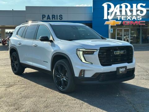  New 2026 GMC Acadia Elevation Stock#260259 Glacier White 