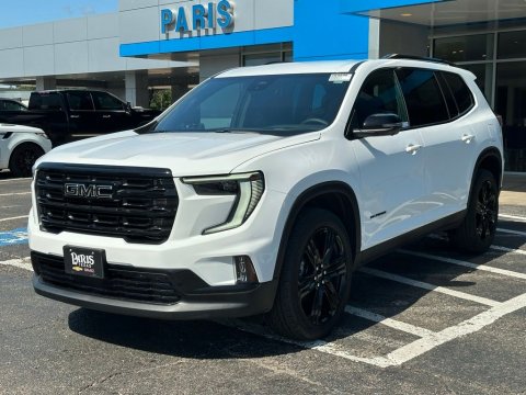 New Summit White 2026 GMC Acadia Elevation FWD - photo 3 - Stock #260998