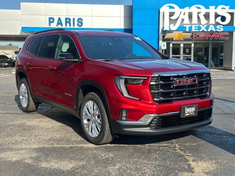 Volcanic Red Tintcoat 2026 GMC Acadia Elevation FWD for sale in Paris, TX - Stock #261000