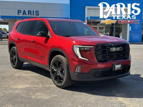  New 2026 GMC Acadia Elevation Stock#260268 Volcanic Red 