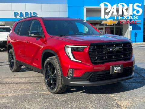  New 2026 GMC Acadia Elevation Stock#260571 Volcanic Red 