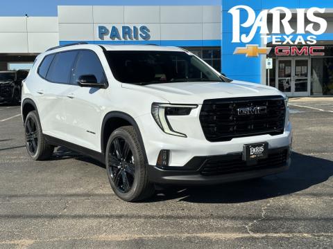  New 2026 GMC Acadia Elevation Stock#260328 Glacier White 