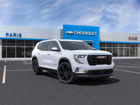  New 2025 GMC Acadia Elevation Stock#250727 Summit White FWD New 