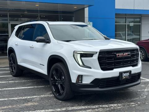  New 2025 GMC Acadia Elevation Stock#250727 Summit White FWD New 