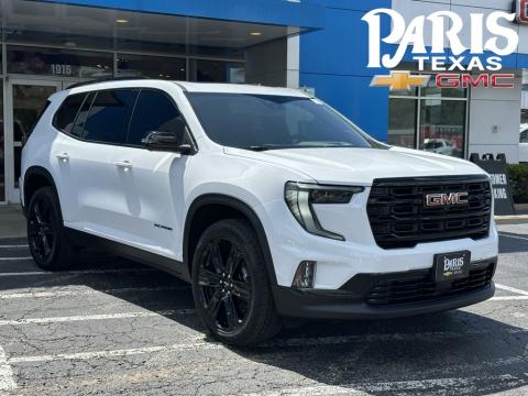  New 2025 GMC Acadia Elevation Stock#250785 Summit White FWD New 